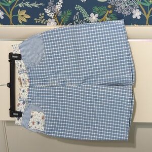 Vintage Kikomo Plaid Floral Shorts